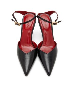 By Far Black Alla Heels